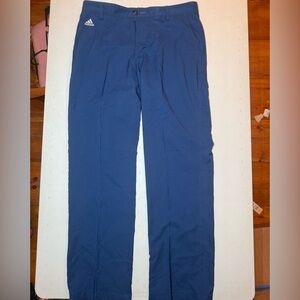 Adidas Golf Pants Mens 32x32 Blue Climalite Stretch Performance